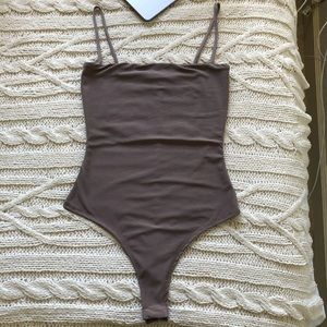 Fashion Nova grayish/purplish bodysuit